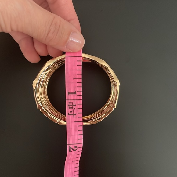 18K Gold Plated Cuff Bracelet- Women - Picture 7 of 7